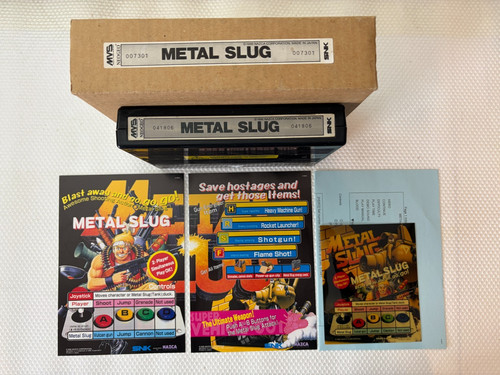 Snk neo geo metal - slug, mvs