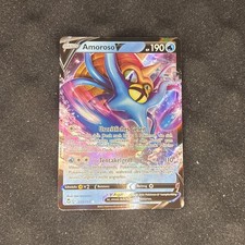Pokemon Amoroso V 035/195 Vento di Tempesta Argento Ultra Rara Tedesca NM