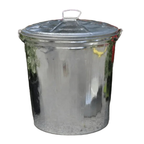 Bidone zincato 18lt verdelook - 18lt,