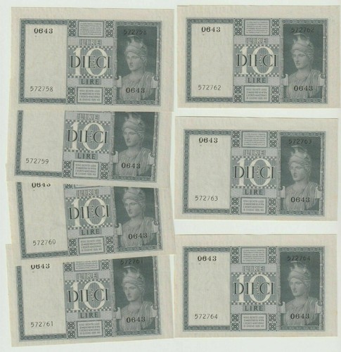 Italia 1939 banconote lire - italia, 1939/7