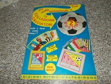 LOCANDINA ALBUM FIGURINE CALCIATORI RITMO CALTAGIRONE 1967-1968-1969 ORIG.31x43 
