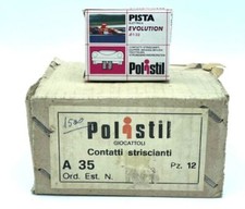 VINTAGE Polistil Evolution A35 CONTATTI STRISCIANTI 1:32 NUOVO# [MD1]
