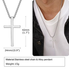 Collana croce per uomo donna - collana,