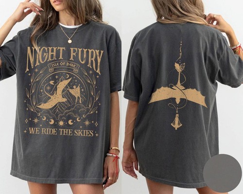Camicia drago furia - drago, notturna