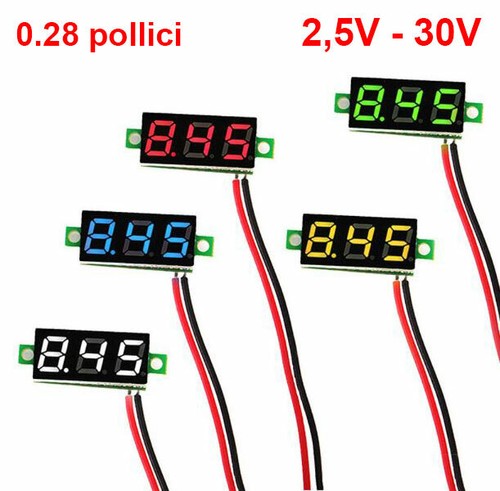 Voltmetro digitale mini - , led
