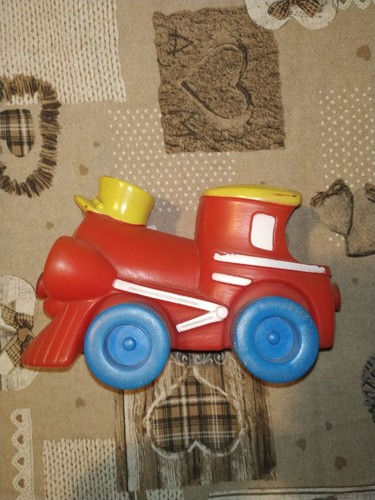 Trenino gomma vintage - gomma,