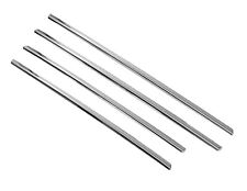 per NISSAN QASHQAI +2 STRISCE SOTTO AI FINESTRINI RASCHIAVETRI PROFILI CROMO