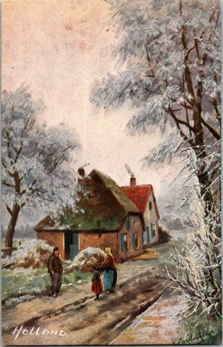 Vecchia cartolina olanda - cartolina,