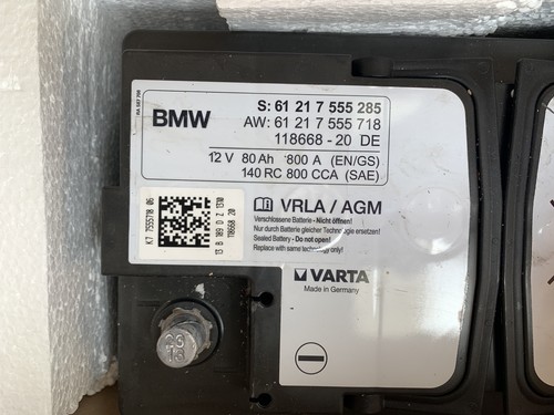 Batteria auto bmw - varta, (ex