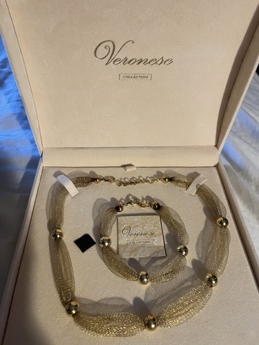 Collana bracciale maglia - bracciale, qvc