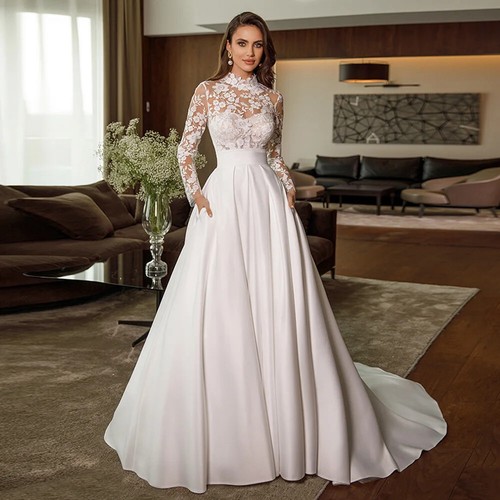 Abito sposa collo alto - sposa,