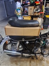 SELLA SELLINO SEDILE MOTO HONDA CB 750 FOUR ORIGINALE EPOCA RIFODERATO K2