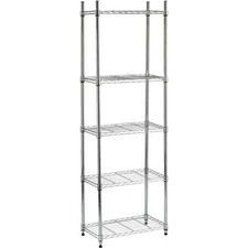 SCAFFALE IN METALLO CROMATO 5