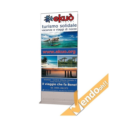 Totem espositore bifacciale - espositore,