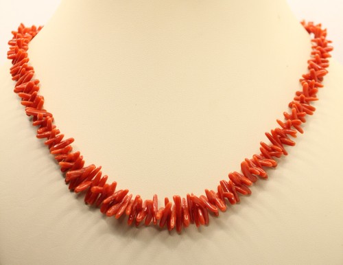 Collana rami corallo rosso - di,