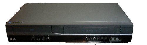 Dvd vhs combo player - lg,