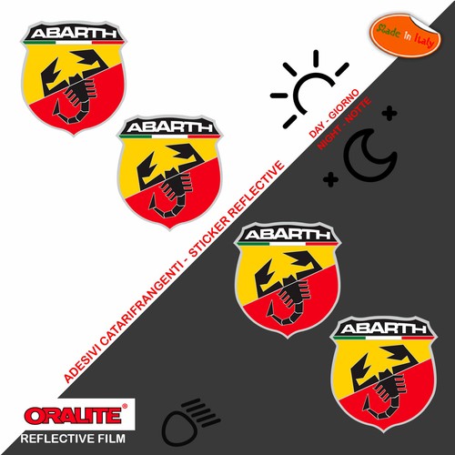 Adesivi catarifrangenti abarth