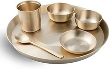 Kansa (Bronzo) Set da Pranzo
