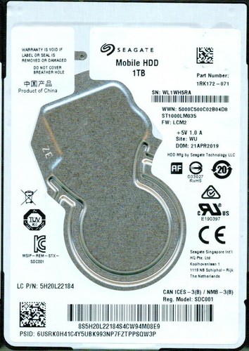 St1000lm035 1rk172 071 lcm2 - st1000lm035,, 1rk172-071,