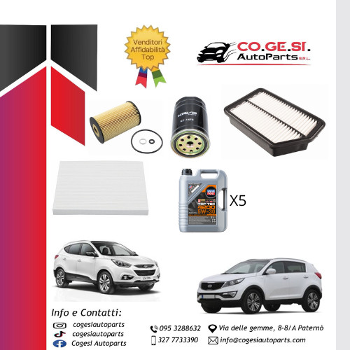 Kit tagliando filtri 5l - kit, 4