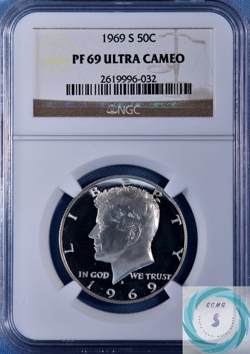 1969 kennedy mezzo dollaro - kennedy,