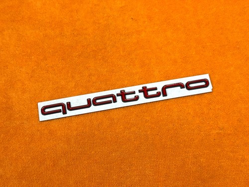 Badge scritta quattro audi - quattro,
