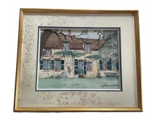 Acquerello incorniciato - Casa