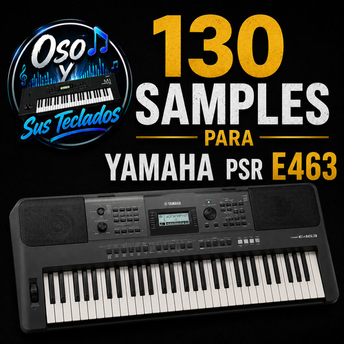 130 samples yamaha psr e463 - psr,