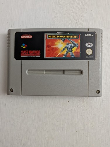 Mechwarrior per super nintendo - mechwarrior,