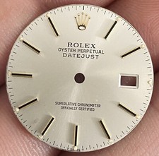Quadrante argento Rolex per