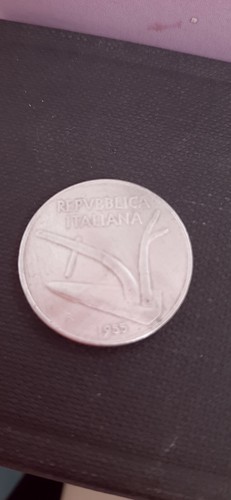 Moneta lire anno - 10, 1955
