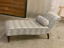 Chaise long in tessuto con