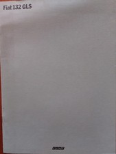 Depliant Fiat 132 GLS - 1972 -