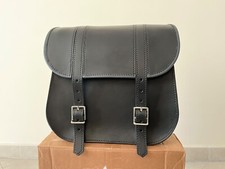 Borsa moto in cuoio