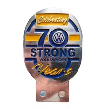 Vintage badge VW Celebrating