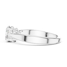 Anello da uomo in oro bianco