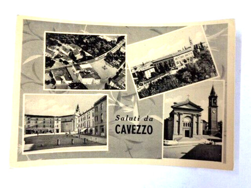 Saluti cavezzo cartolina - cavezzo,