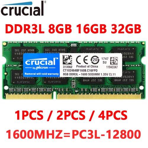 Crucial ddr3l ddr3 16 - crucial, gb