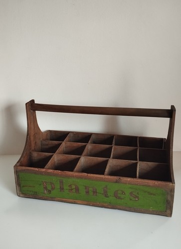Cassetta legno piante - legno,