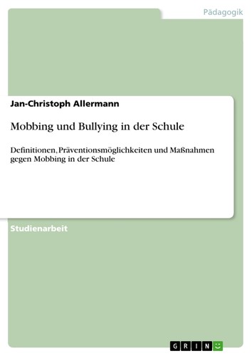 Mobbing und bullying der - und,