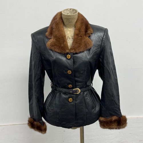 Giacca vintage nera con
