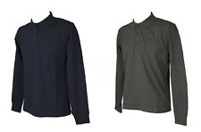 Polo maglietta uomo NORTH SAILS manica lunga maglia in cotone con bottoni e coll