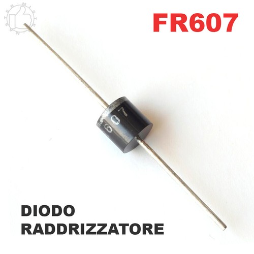 Fr607 diodo raddrizzatore - fr607, 6a