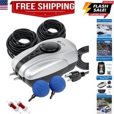 All-in-One Koi Pond Aeratore per Laghetti da Esterno fino a 1000 Galloni, Pond Air Pu...