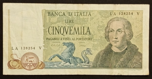 5000 lire 1977 - 5000, 10/11/1977