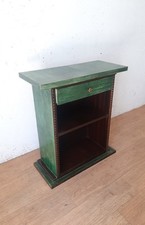 PICCOLA CONSOLE IN CARTA PERGAMENA VERDE IN STILE ART DECO ANNI 50