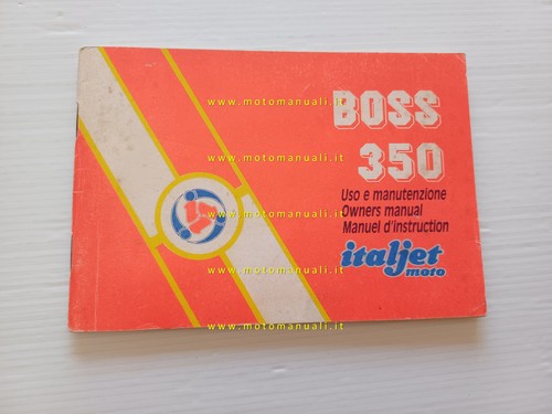 Italjet boss 350 - 350, 1983