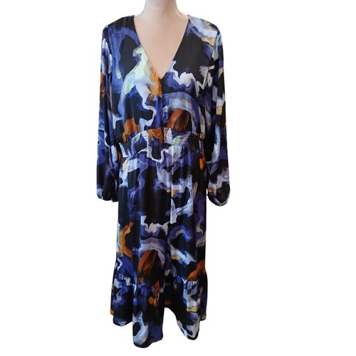 Maxi abito scollo a - ,