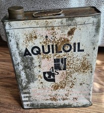 AQUILOIL 4 Stagioni AQUILA RAFFINERIA TRIESTE PETROLI TANICA IN LATTA