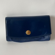 Pochette Trussardi vintage blu